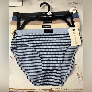 Lucky Brand Ribbed Panties Set of 5 Hipster